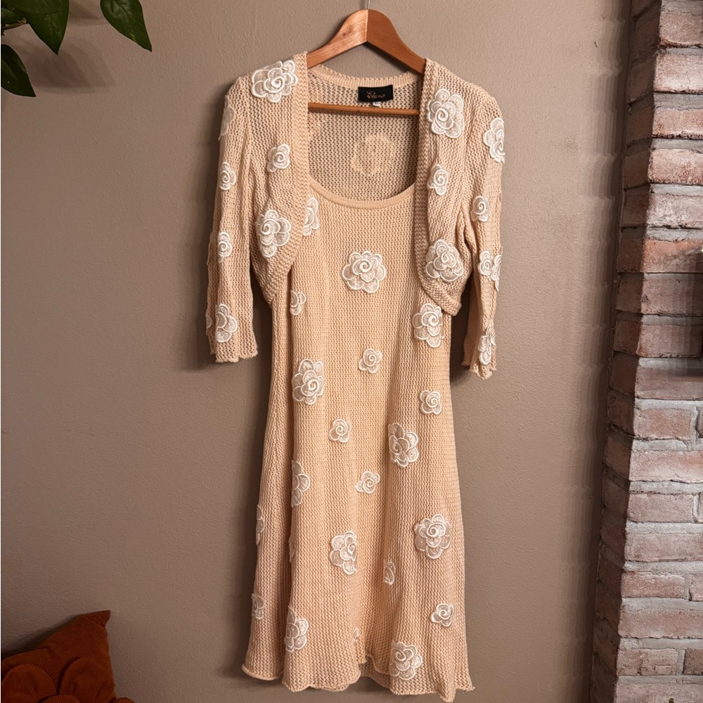 ELANA Crochet‎ Floral Dress